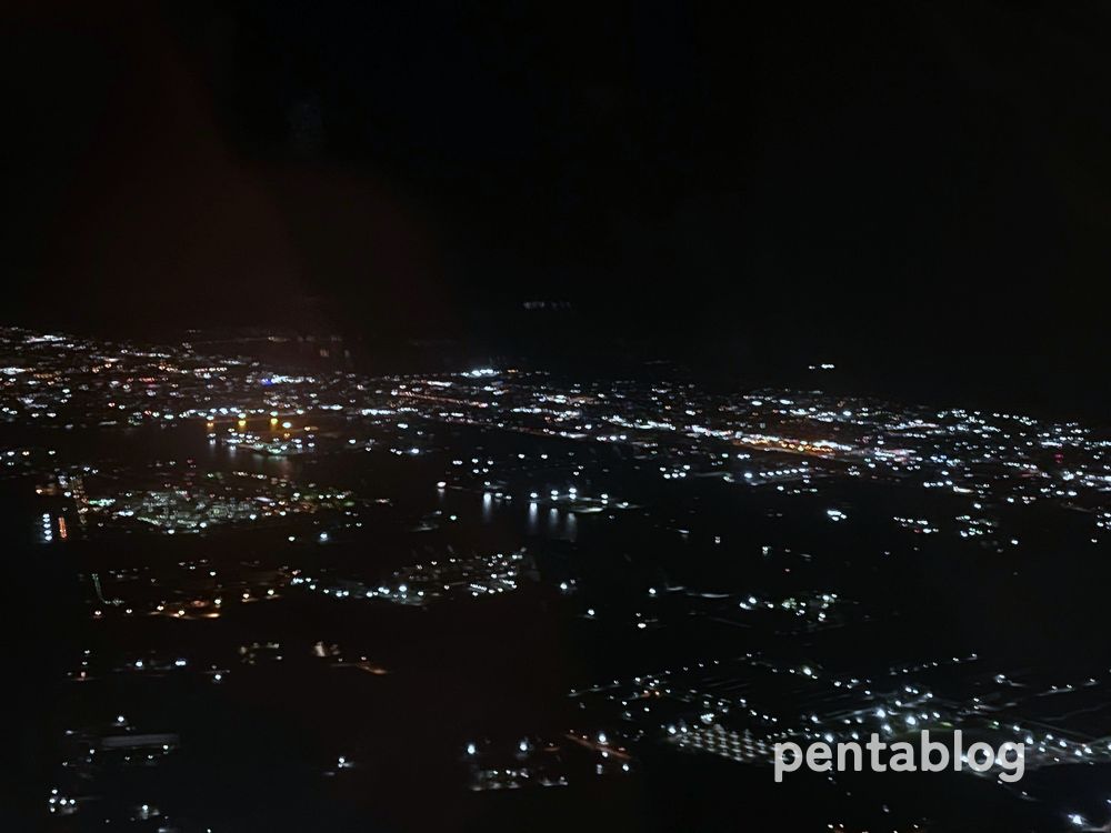 大阪　札幌 飛行機　景色