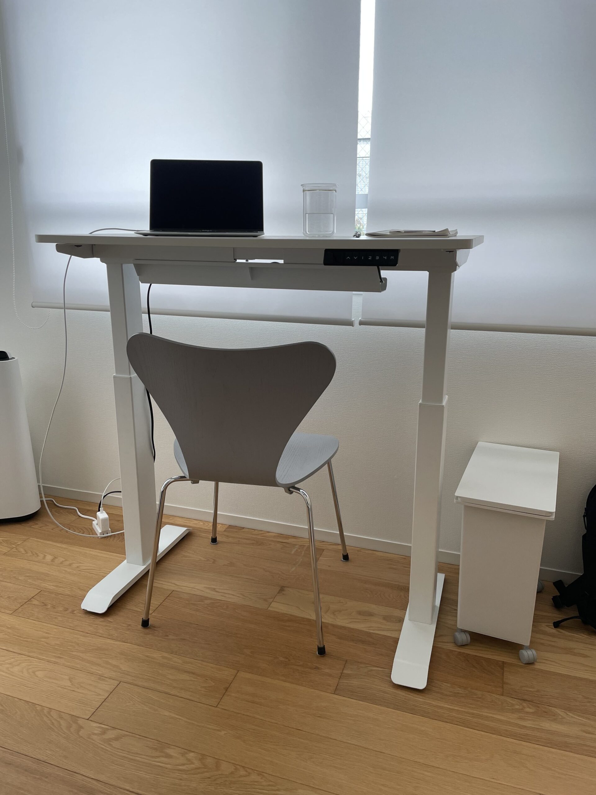 山善 電動昇降デスク　スリム　ELD-S1050　100cm　clas レンタル