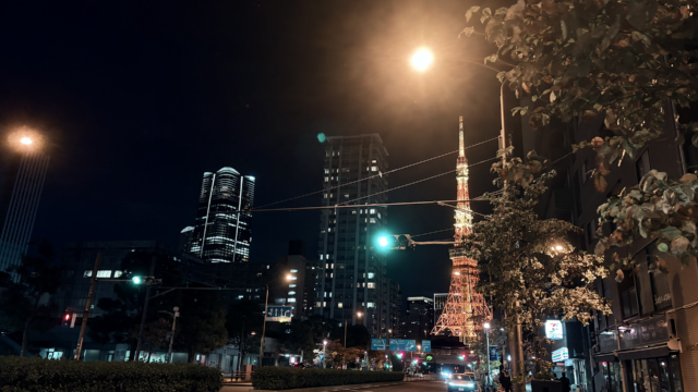 東京都港区・東京タワー近くで撮影した東京の風景写真。東京タワー周辺、芝公園エリア、東京の街並み、都心の風景、港区散歩、東京散策、東京観光、東京の景色、東京の撮影スポット、東京街歩き、東京都内の風景、港区の街並み、東京の日常、東京暮らし、一人暮らし、30代フリーランスの生活、日常ブログ、一行日記、東京生活の記録。